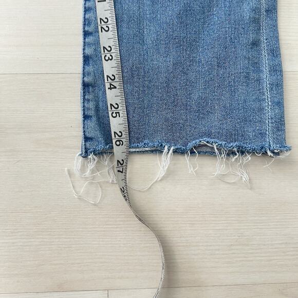 MOTHER Women's Straight Leg Jeans - Blue - Picture 8 of 15